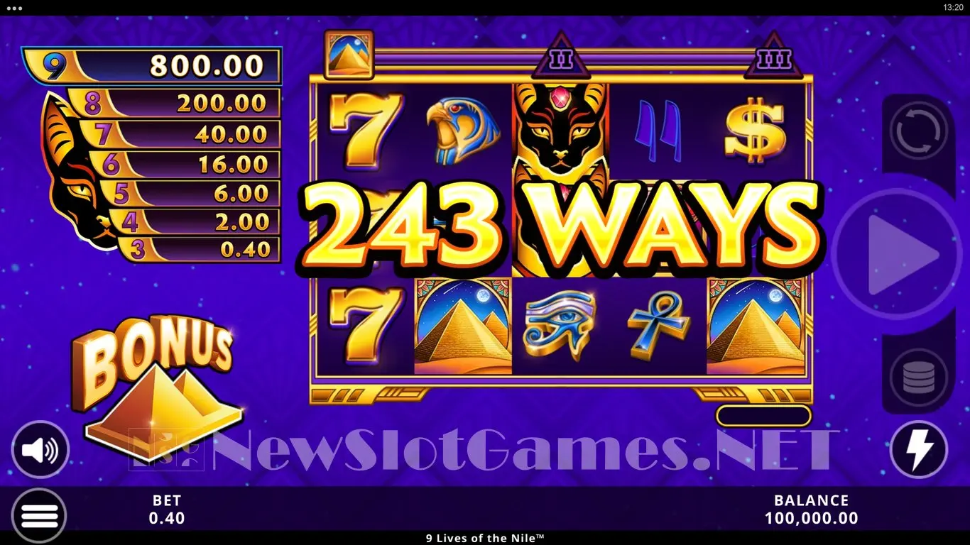 9 Lives of the Nile slot