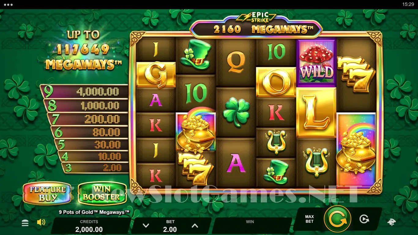 9 Pots of Gold Megaways slot
