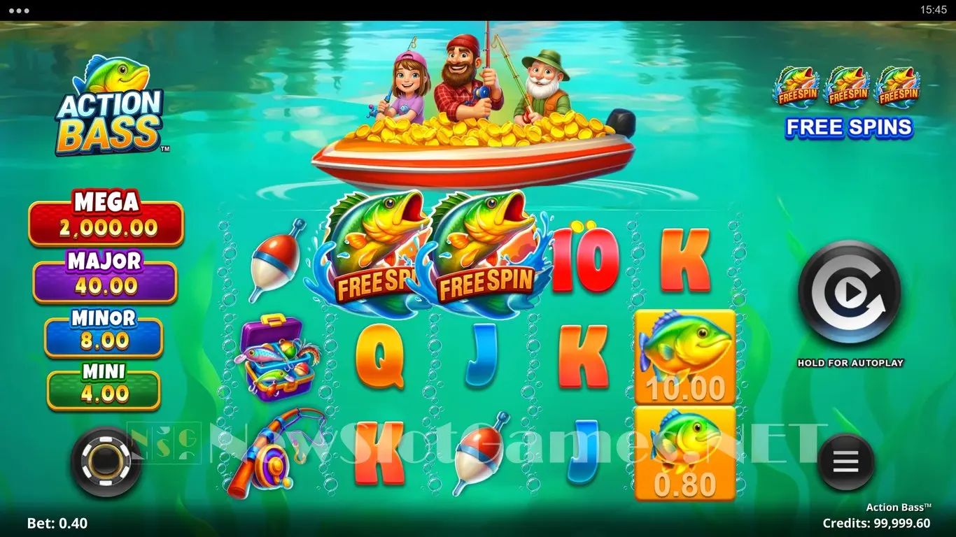 Action Bass slot