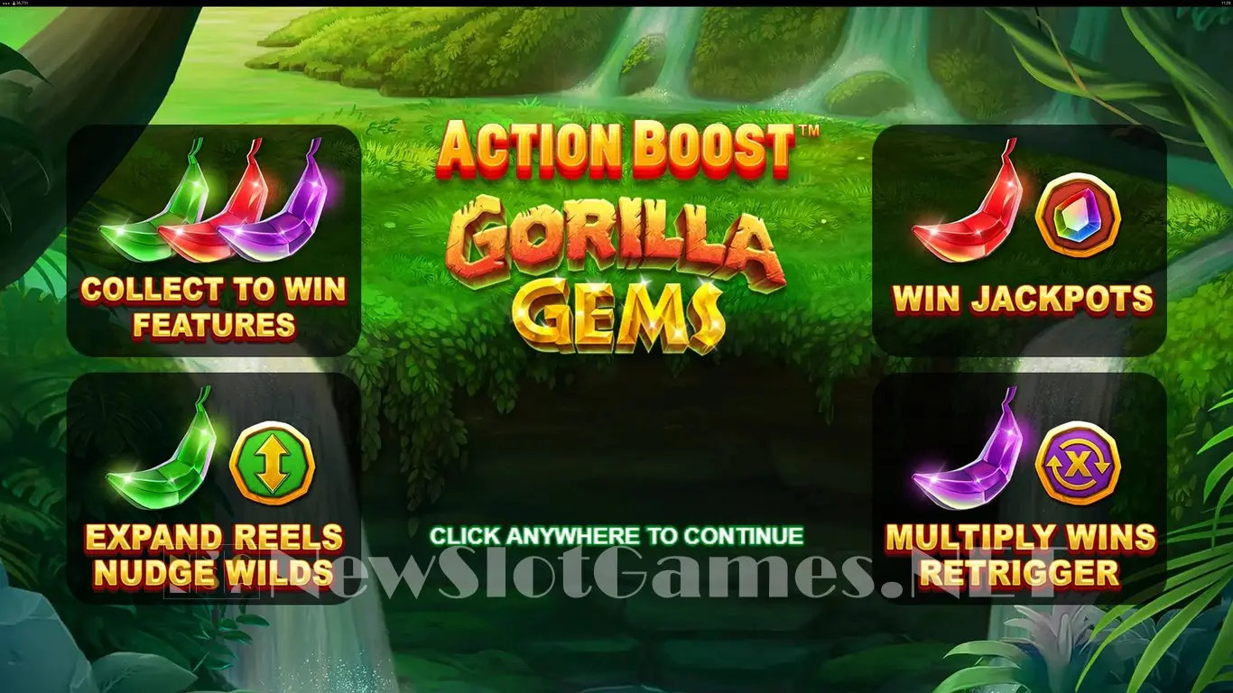 Action Boost Gorilla Gems slot