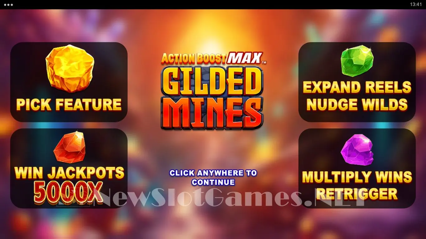 Action Boost Max Gilded Mines slot