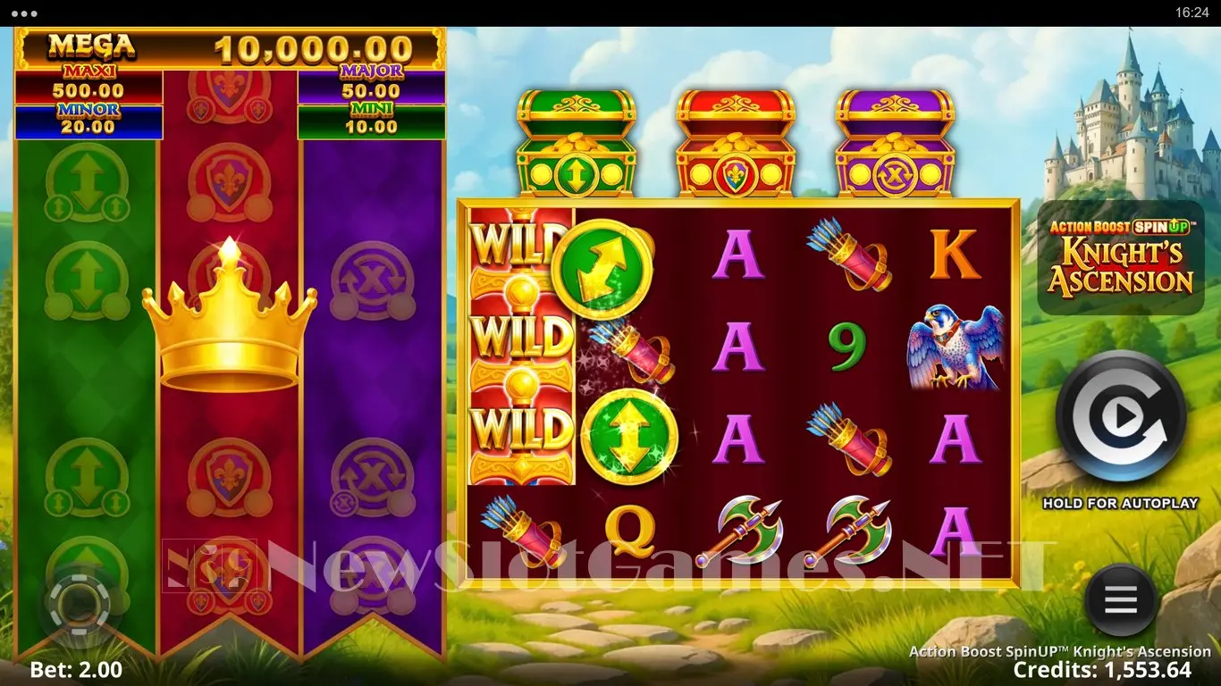 Action Boost SpinUP Knights Ascension slot