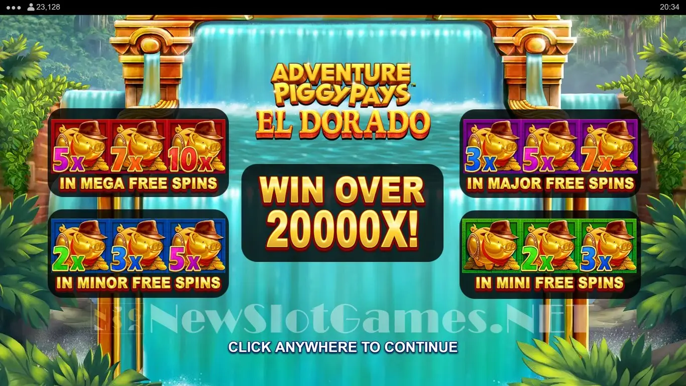 Adventure PIGGYPAYS El Dorado slot