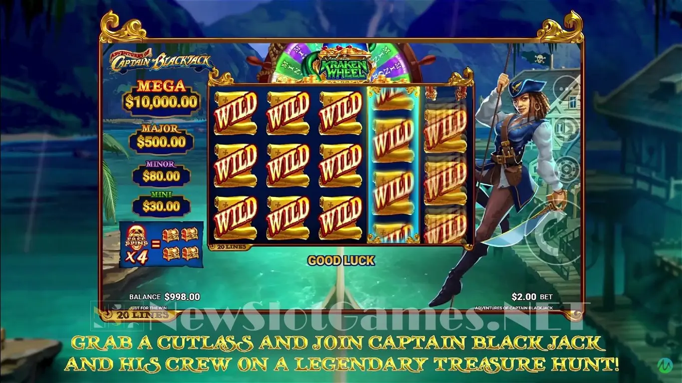 Adventures of Captain Blackjack slot