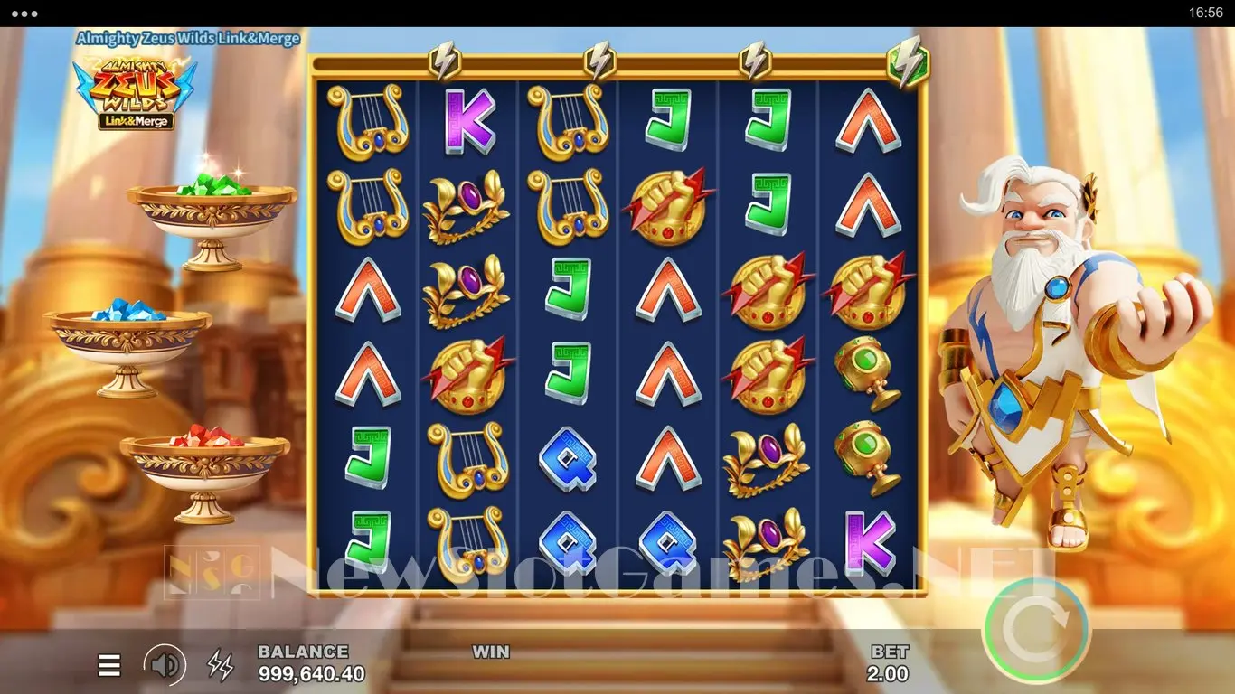 Almighty Zeus Wilds Link&Merge slot