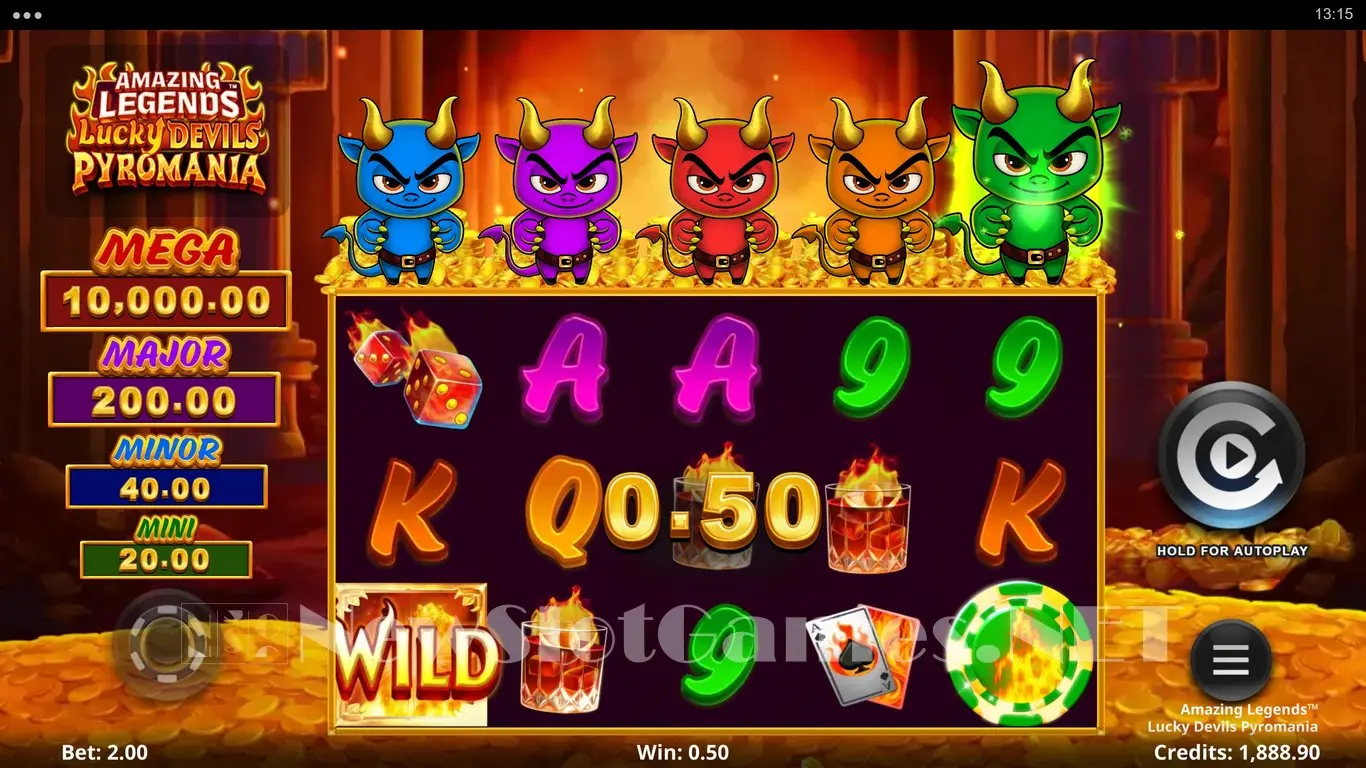 Amazing Legends Lucky Devils Pyromania slot