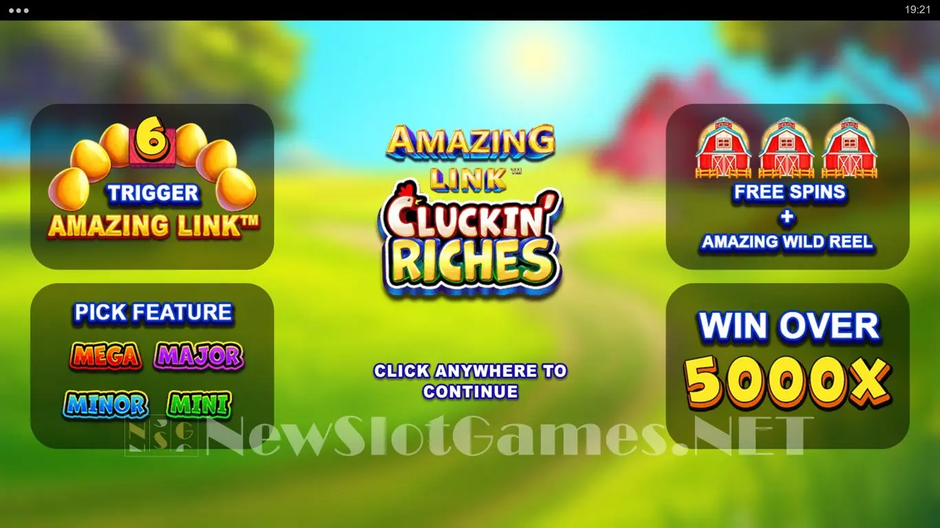 Amazing Link Cluckin Riches slot