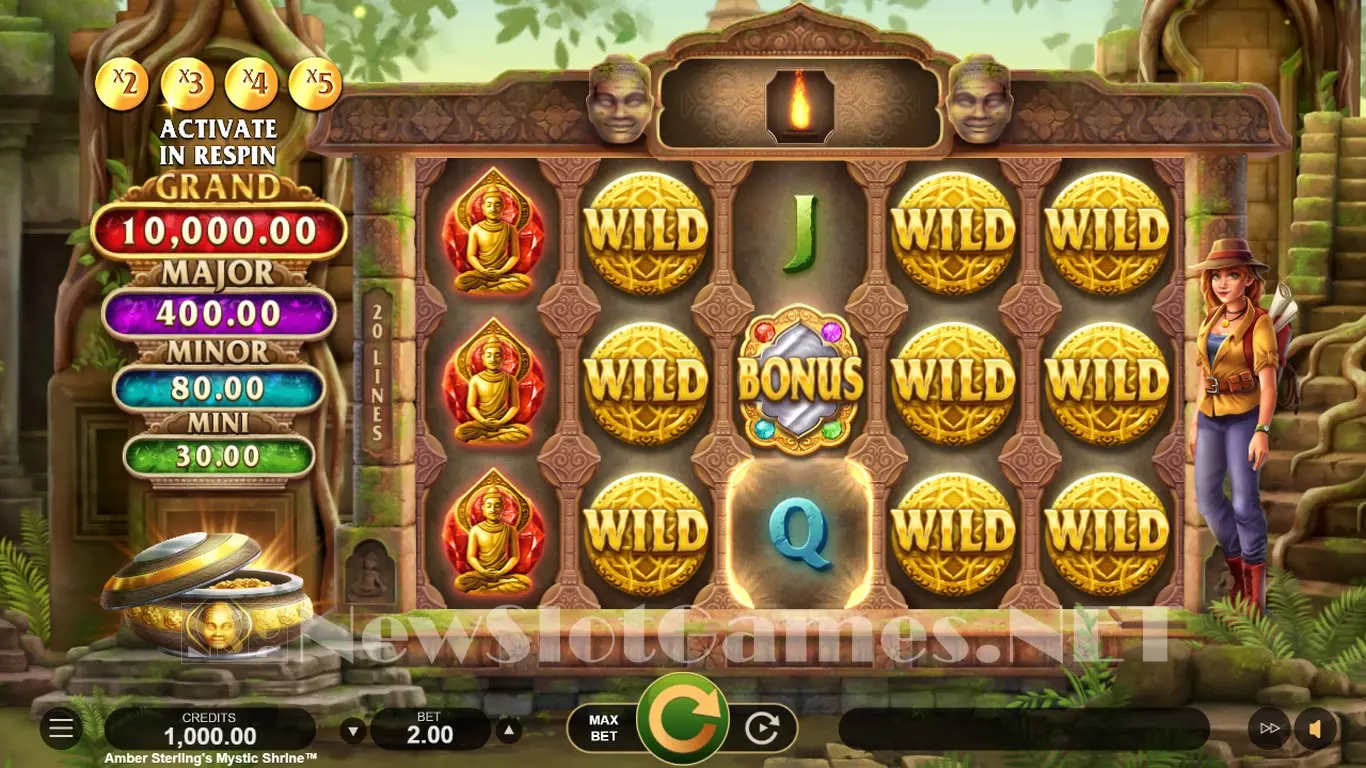 Amber Sterlings Mystic Shrine slot