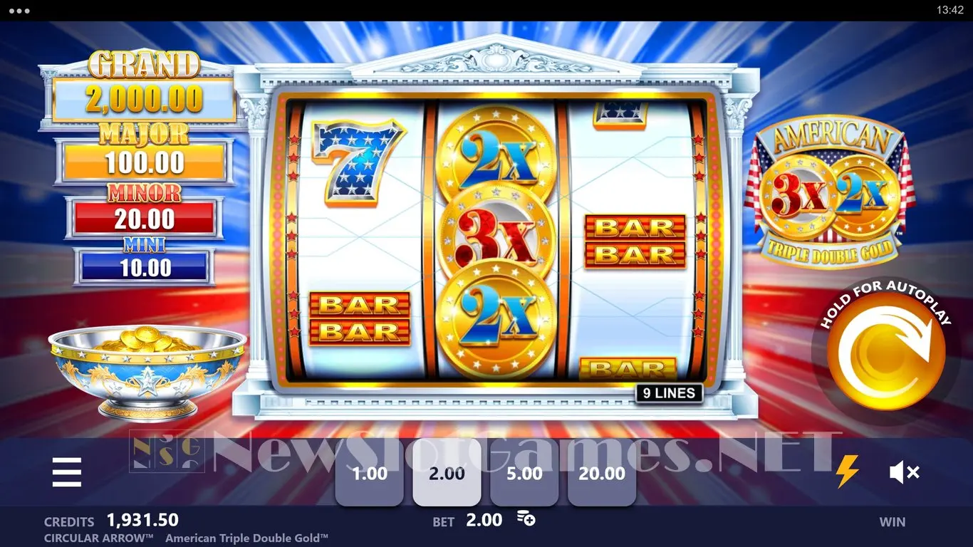 American Triple Double Gold slot