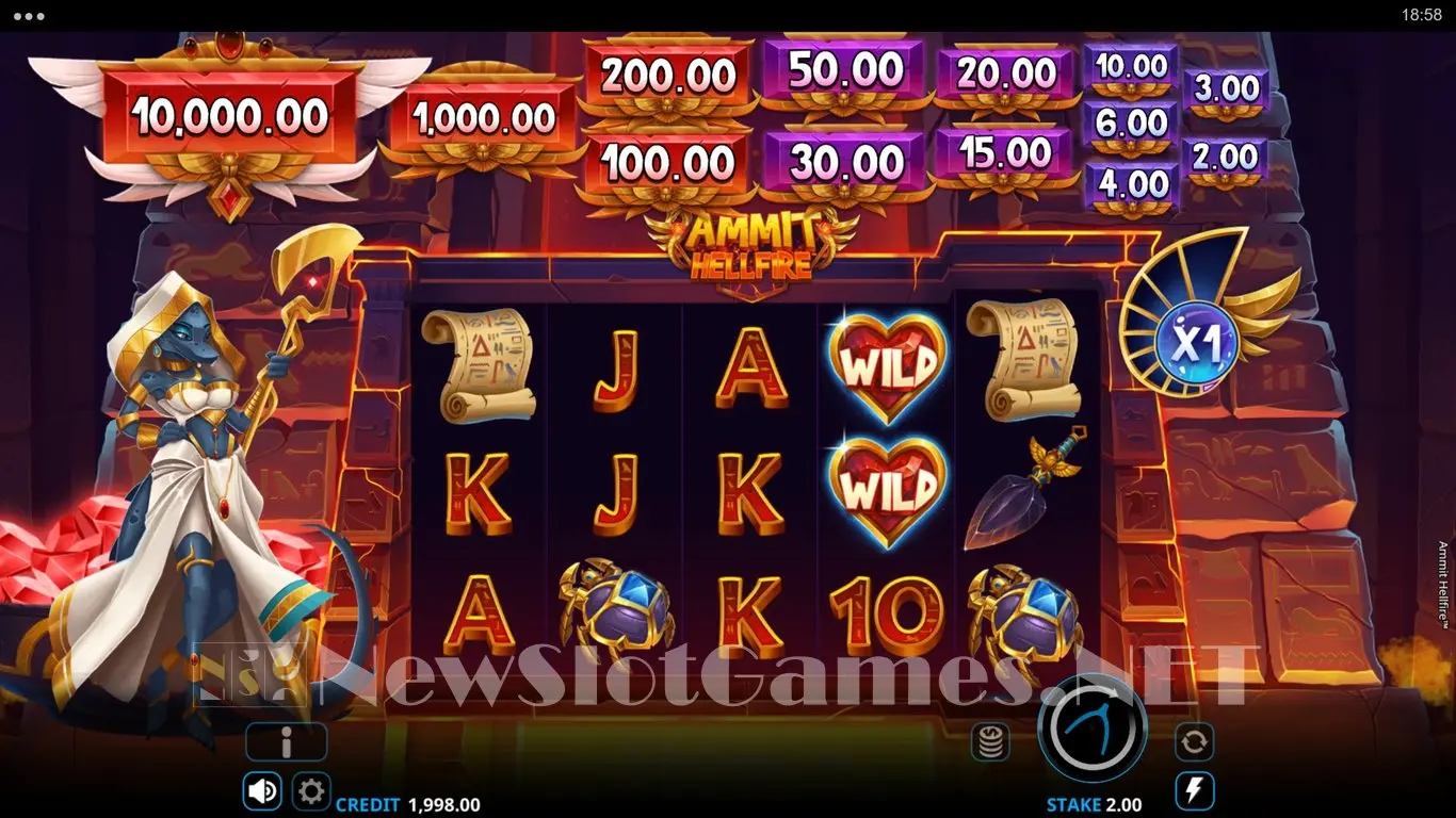 Ammit Hellfire slot