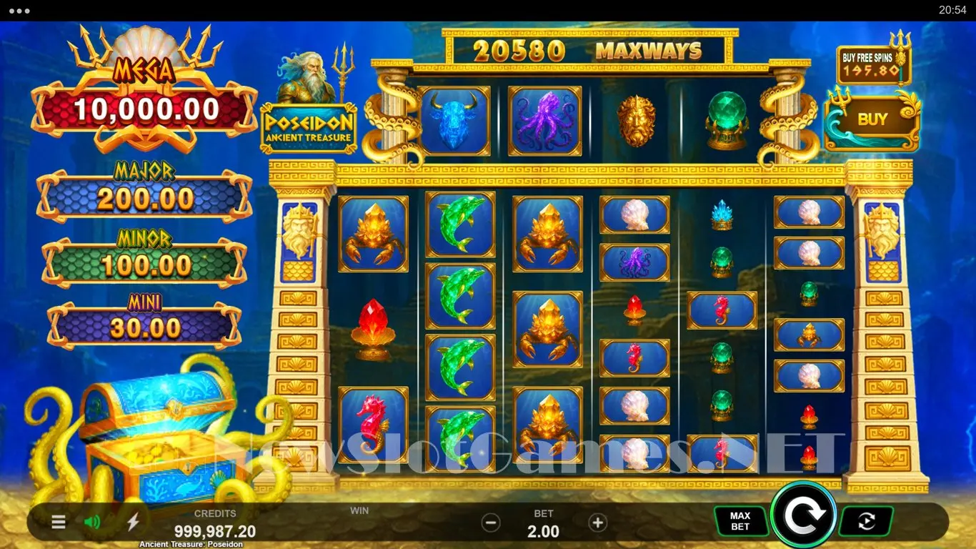 Ancient Treasure Poseidon slot