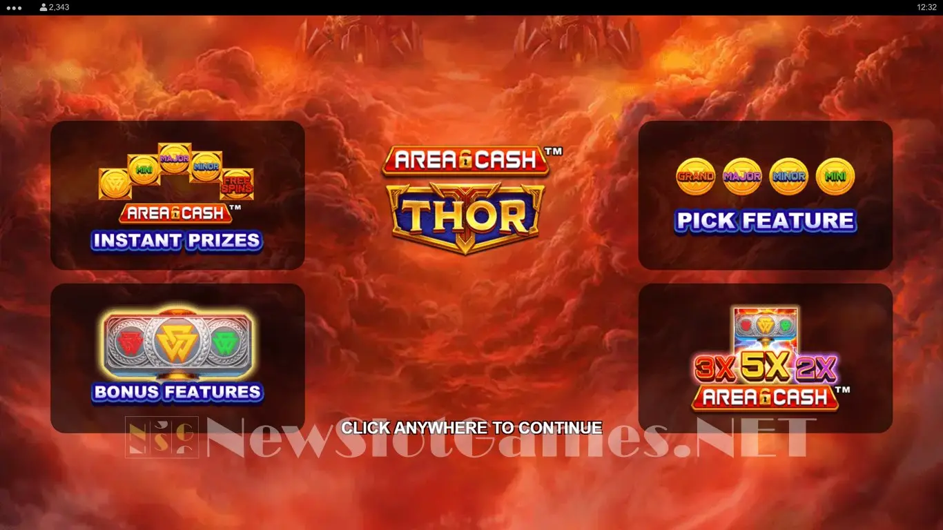 Area Cash Thor slot