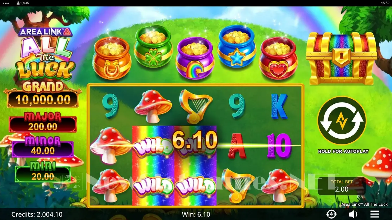 Area Link All the Luck slot