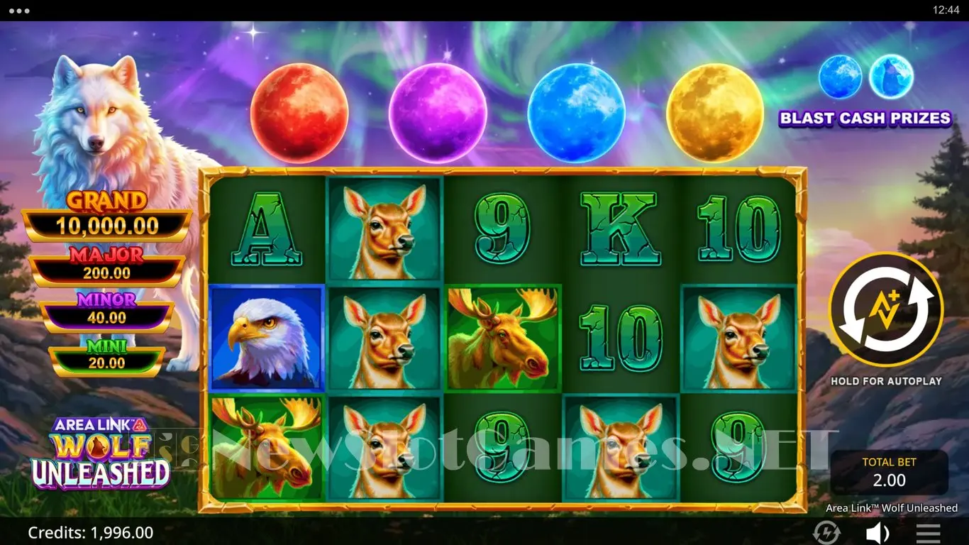 Area Link Wolf Unleashed slot
