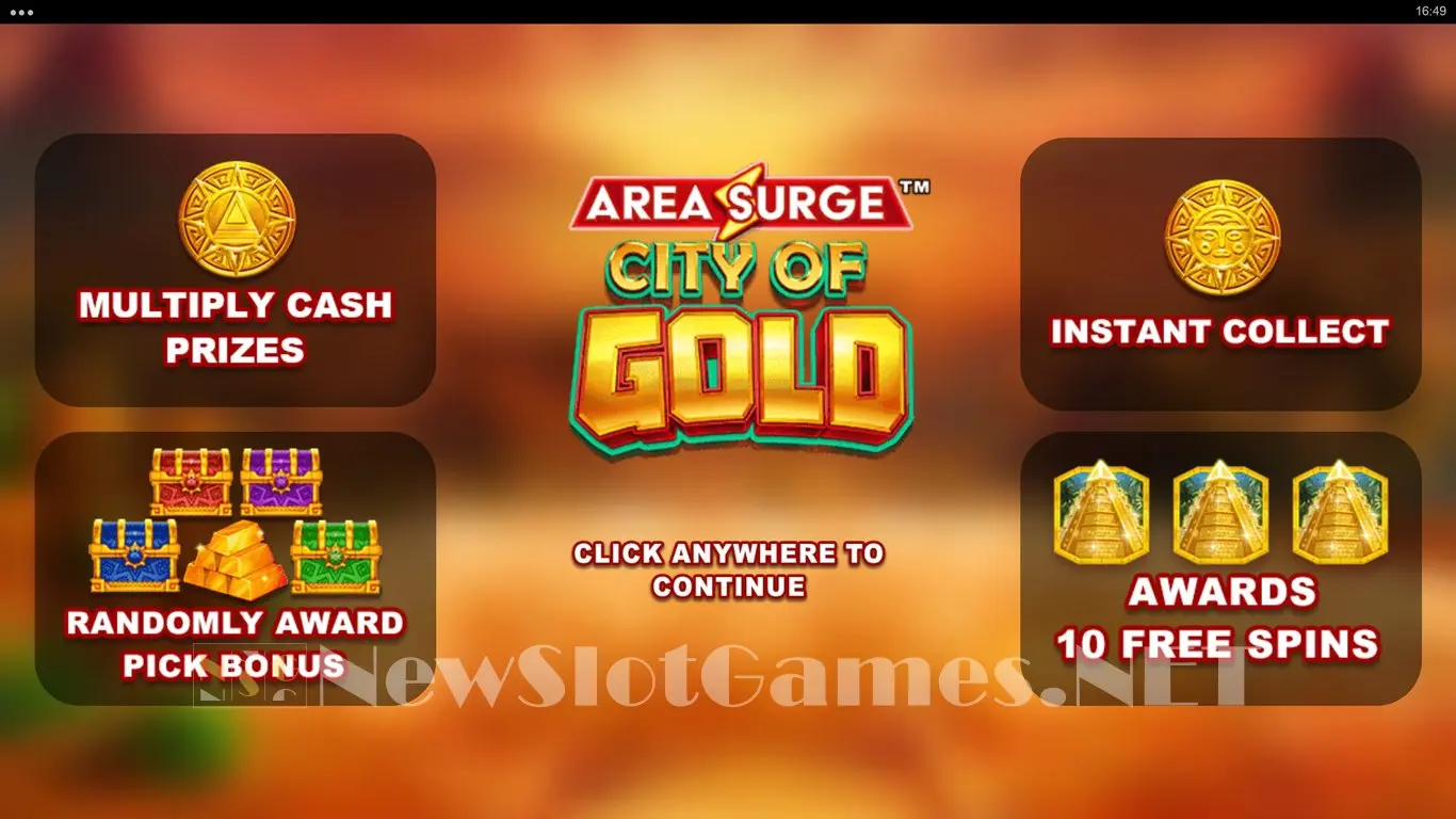 Area Surge City of Gold slot
