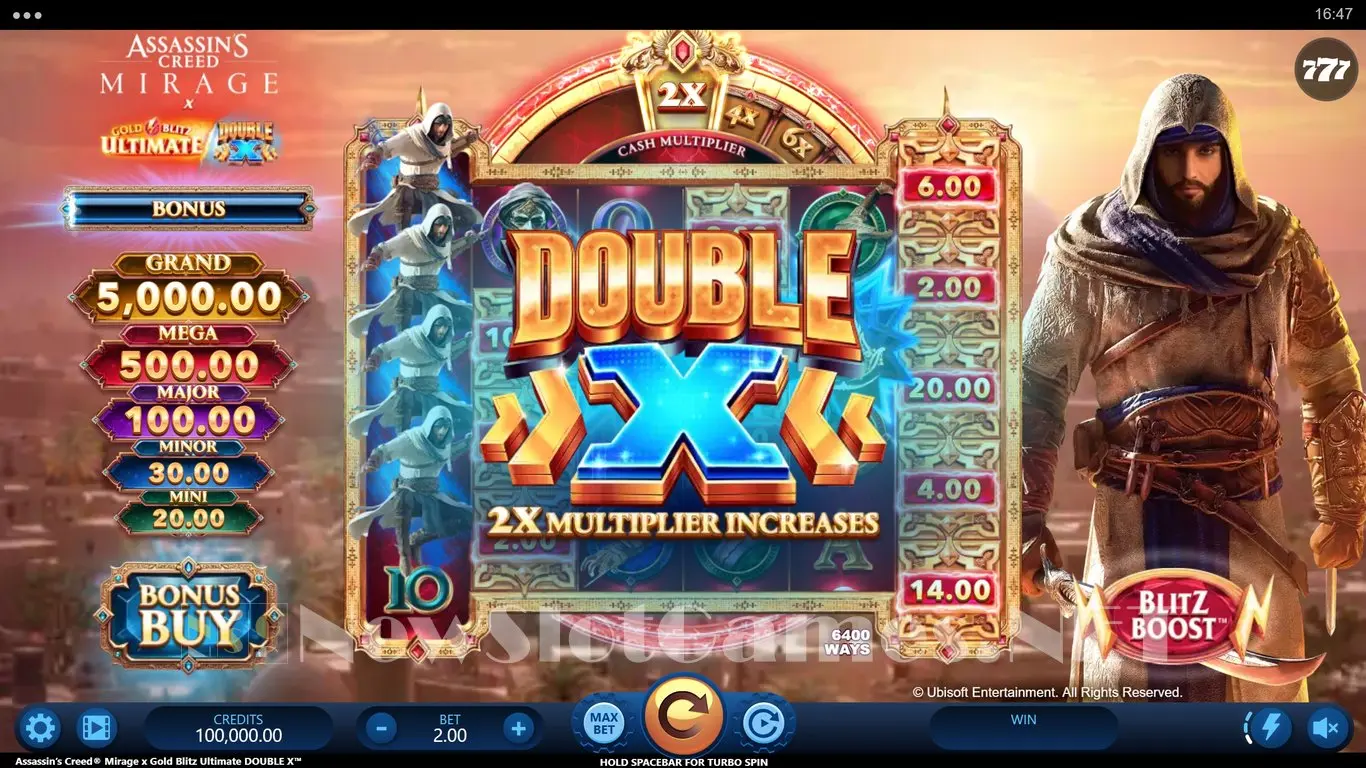 Assassins Creed Mirage x Gold Blitz Ultimate Double X slot