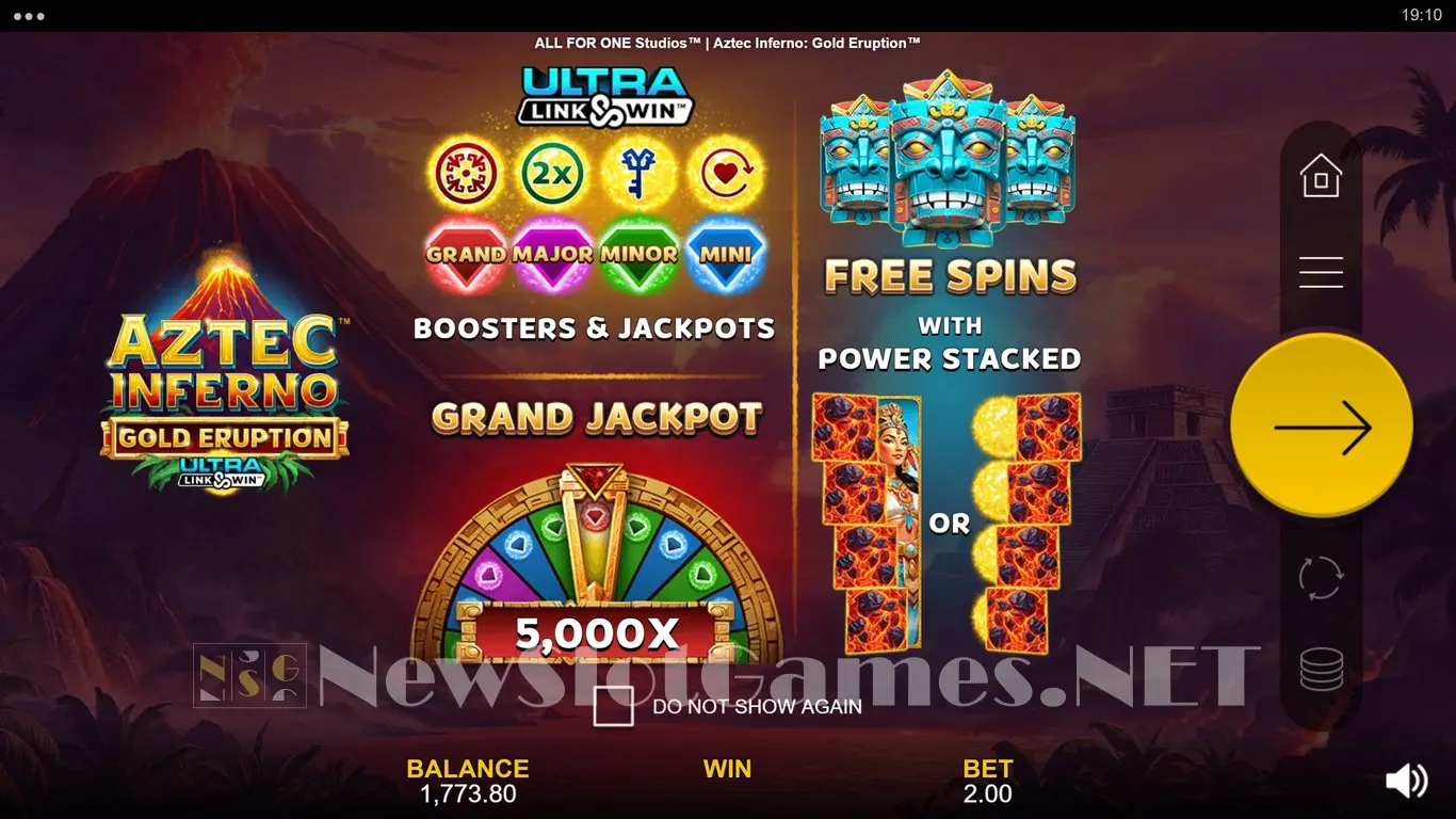 Aztec Inferno Gold Eruption slot