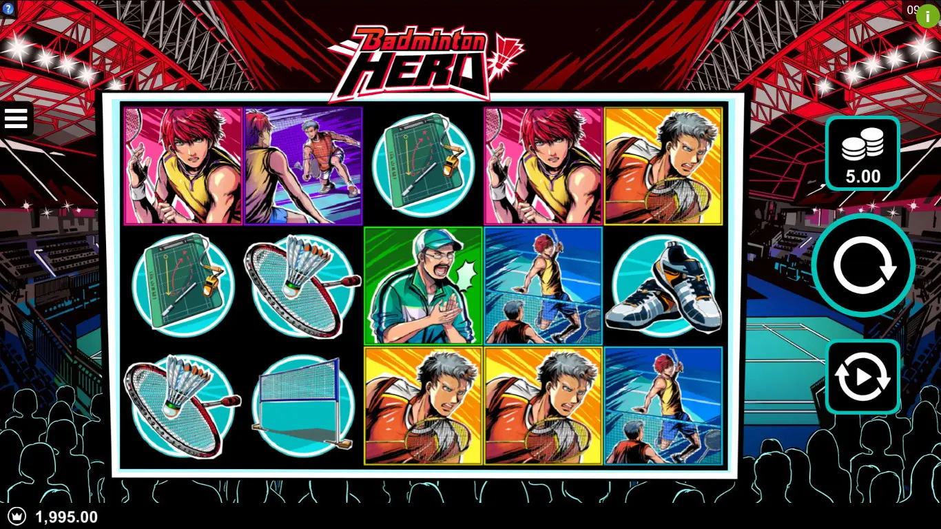 Badminton Hero slot