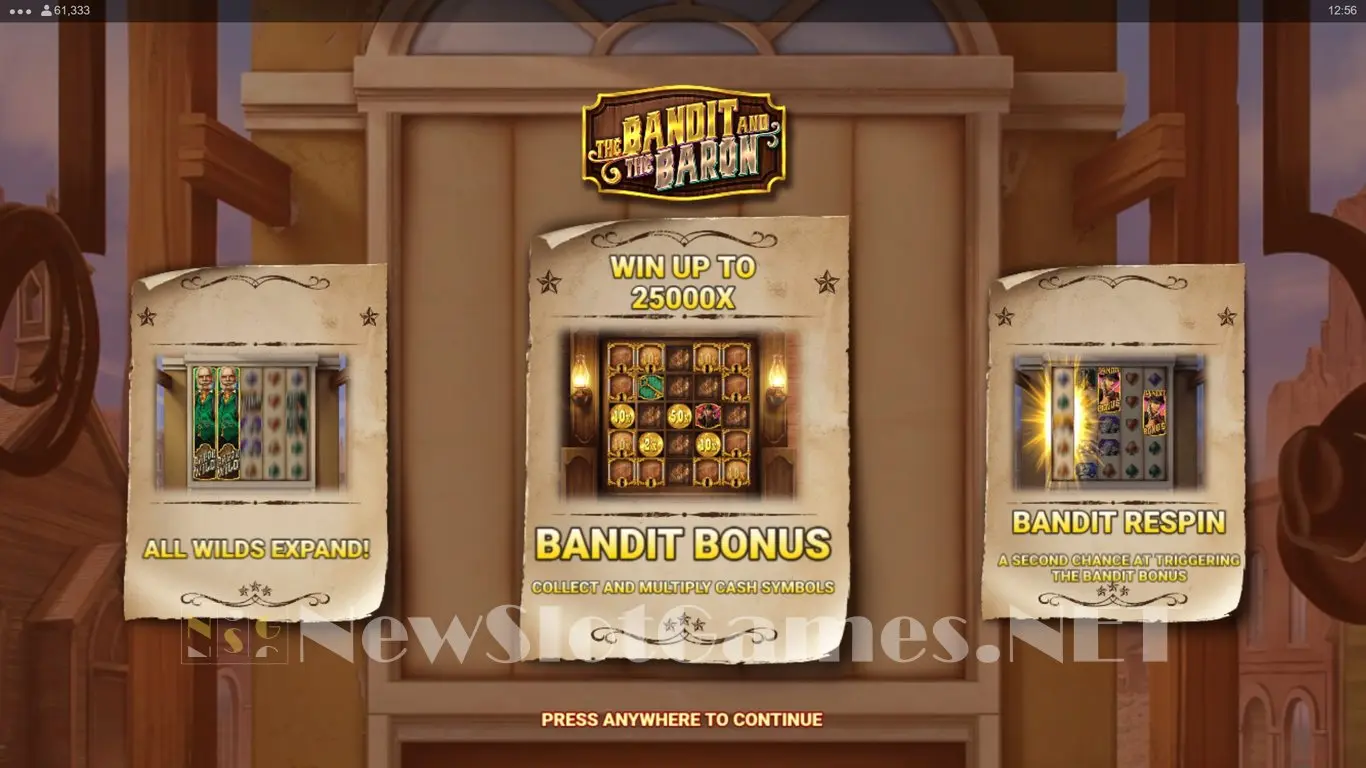 The Bandit and the Baron slot
