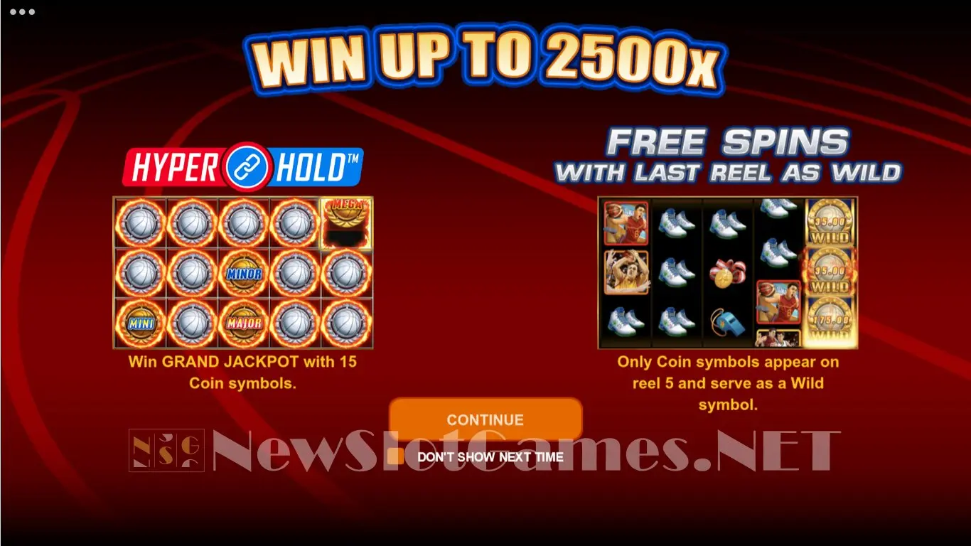 Basketball Star on Fire slot
