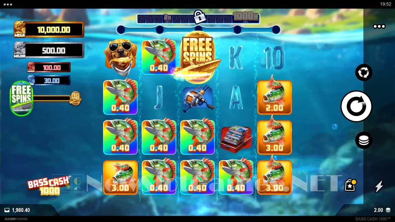 Bass Cash 1000 slot