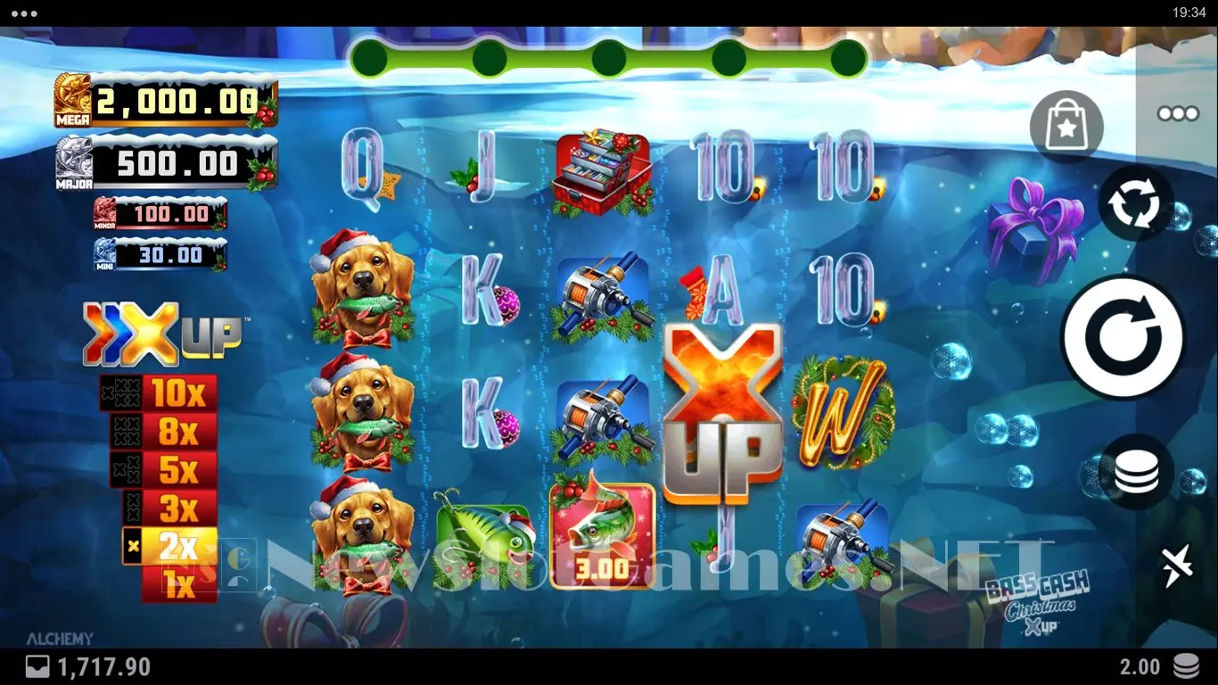 Bass Cash Christmas X UP slot