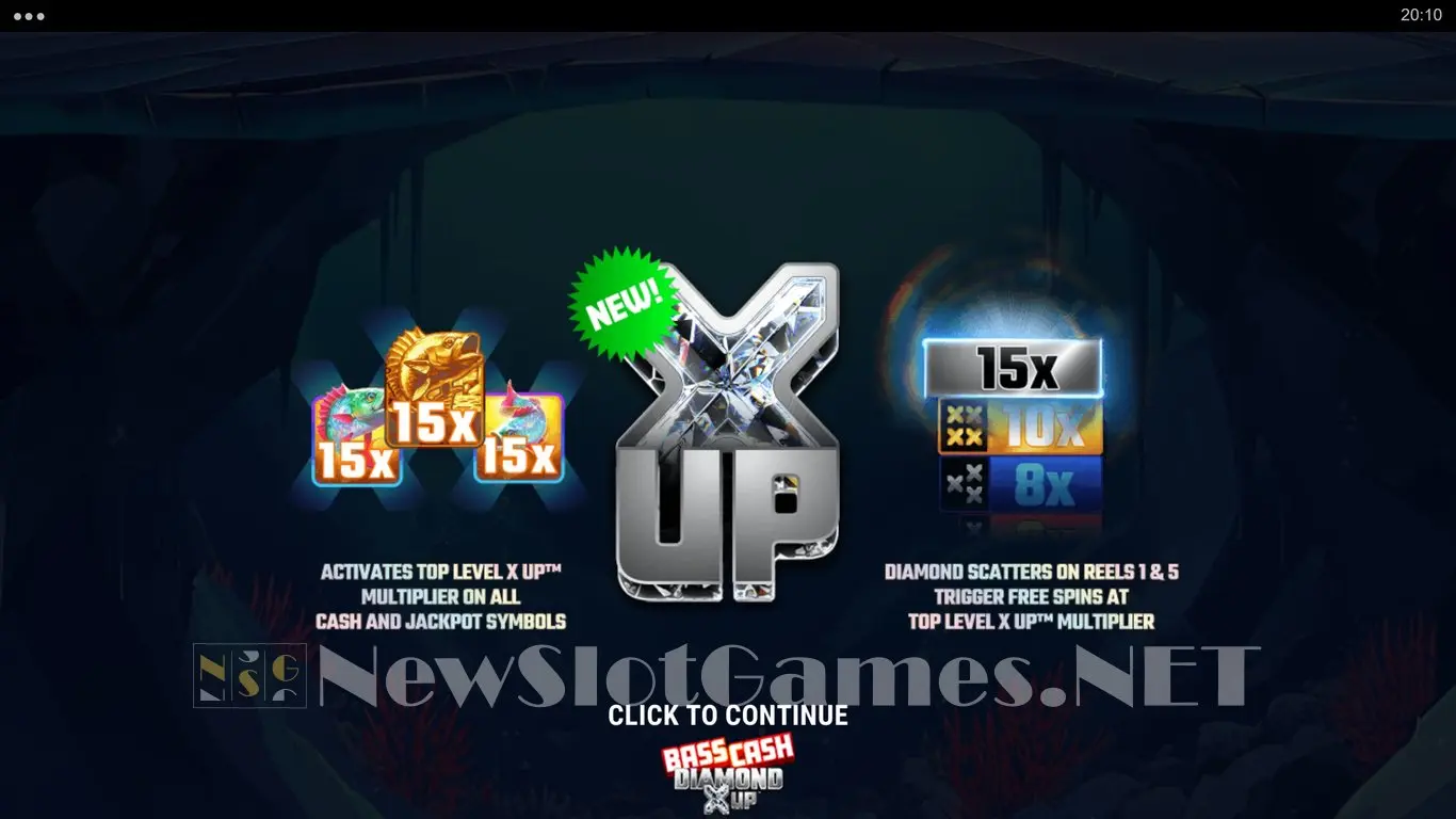 Bass Cash Diamond X UP slot