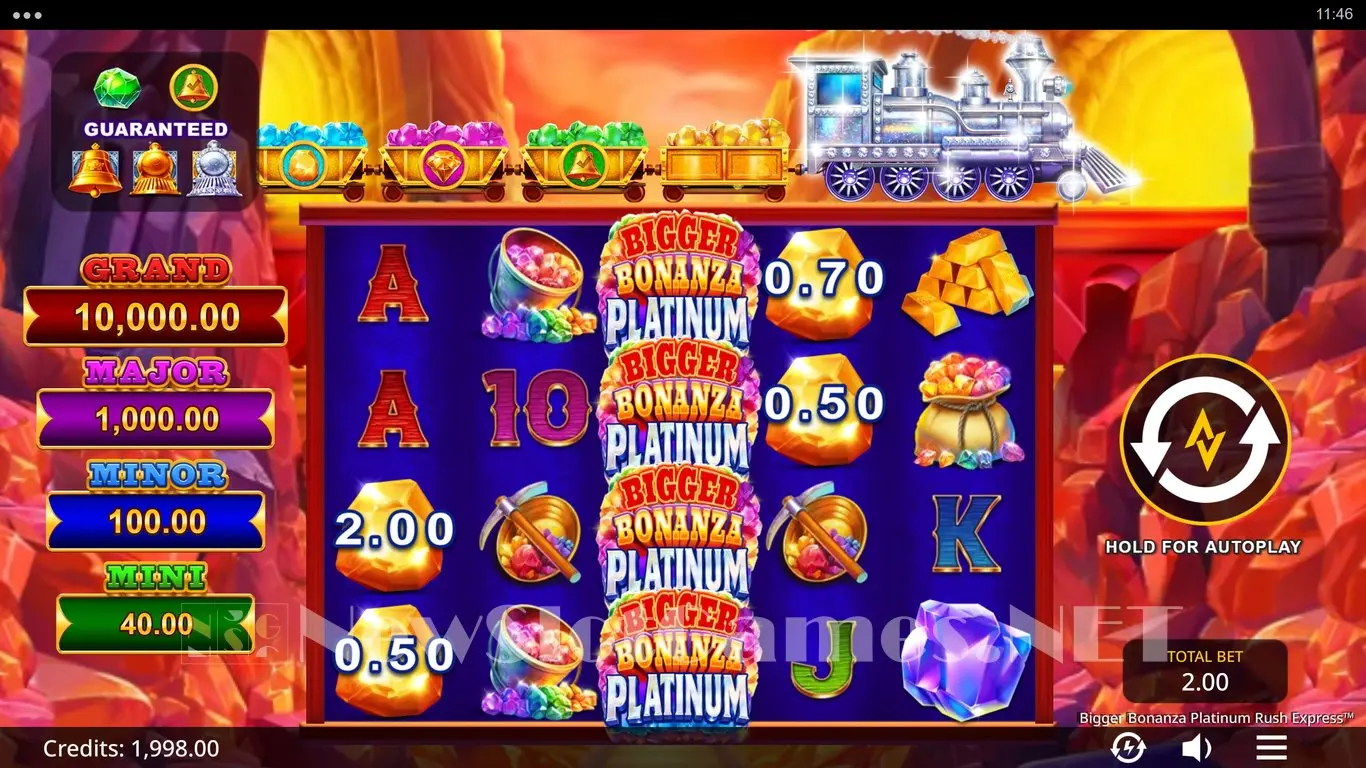 Bigger Bonanza Platinum Rush Express slot