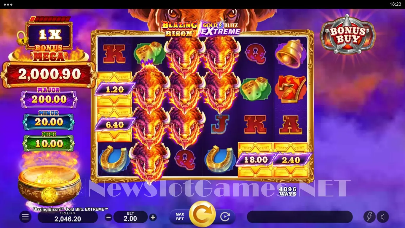 Blazing Bison Gold Blitz Extreme slot