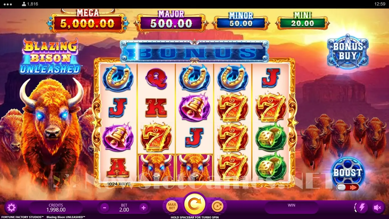 Blazing Bison Unleashed slot