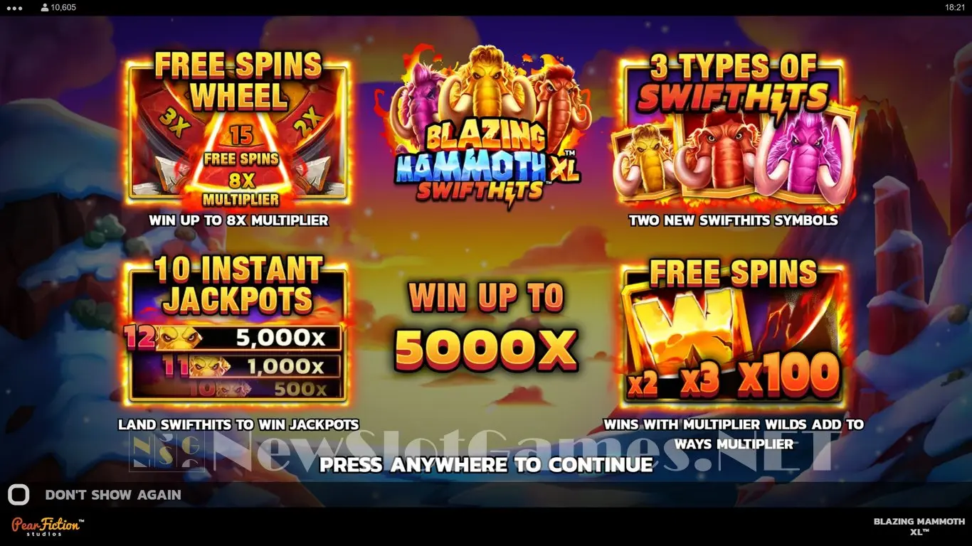 Blazing Mammoth XL slot