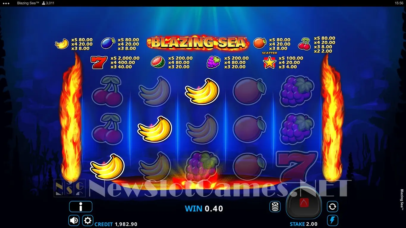 Blazing Sea 5 slot