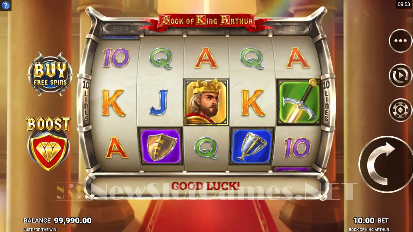Book of King Arthur slot
