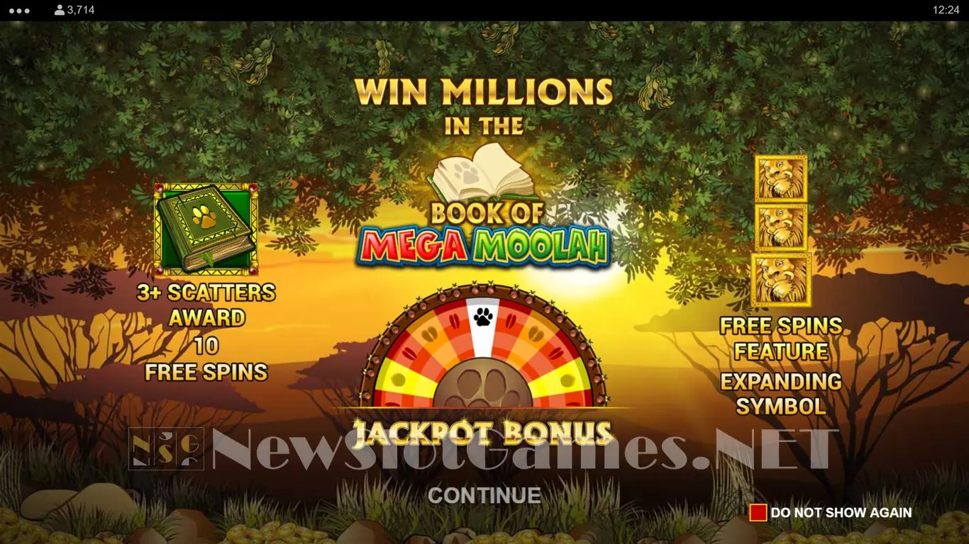 Book of Mega Moolah slot