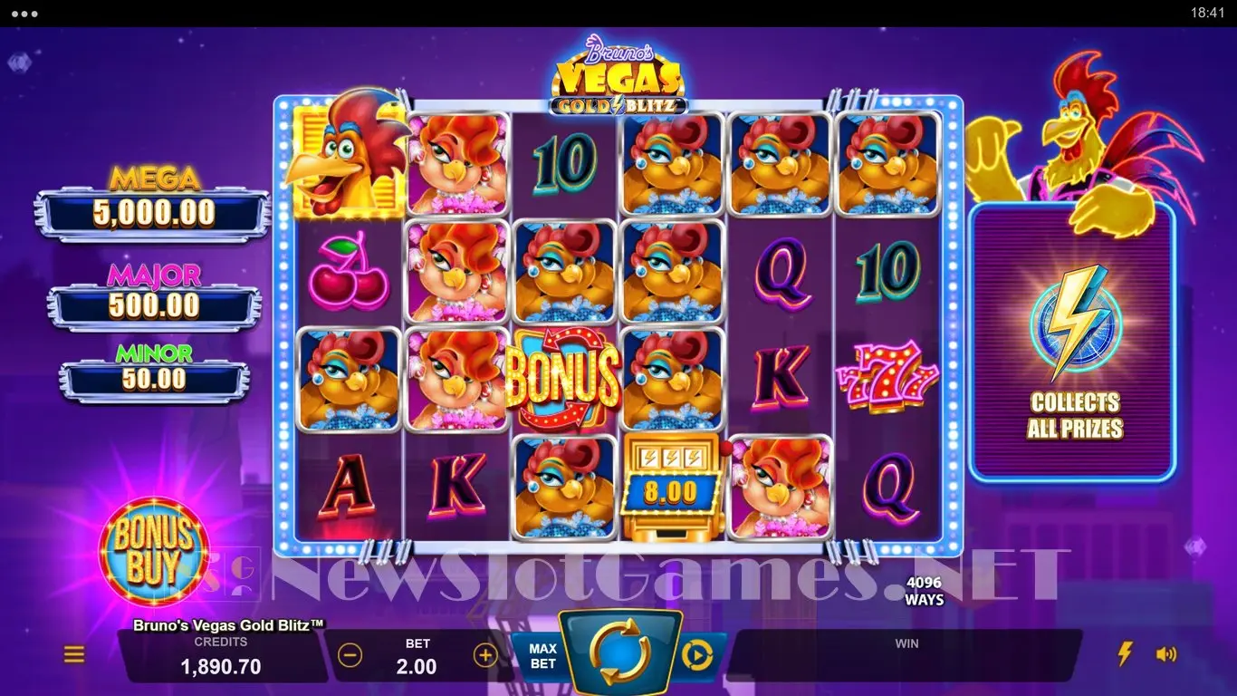 Brunos Vegas Gold Blitz slot