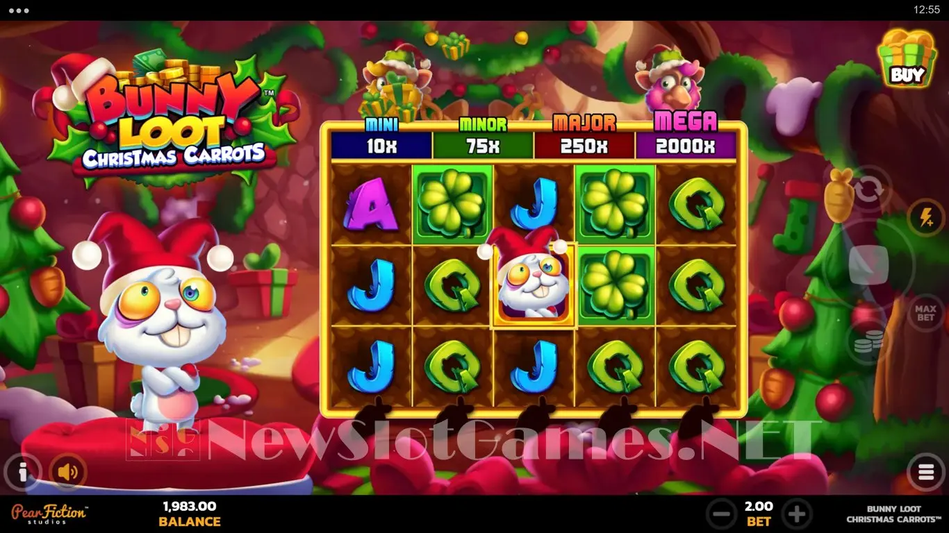 Bunny Loot Christmas Carrots slot