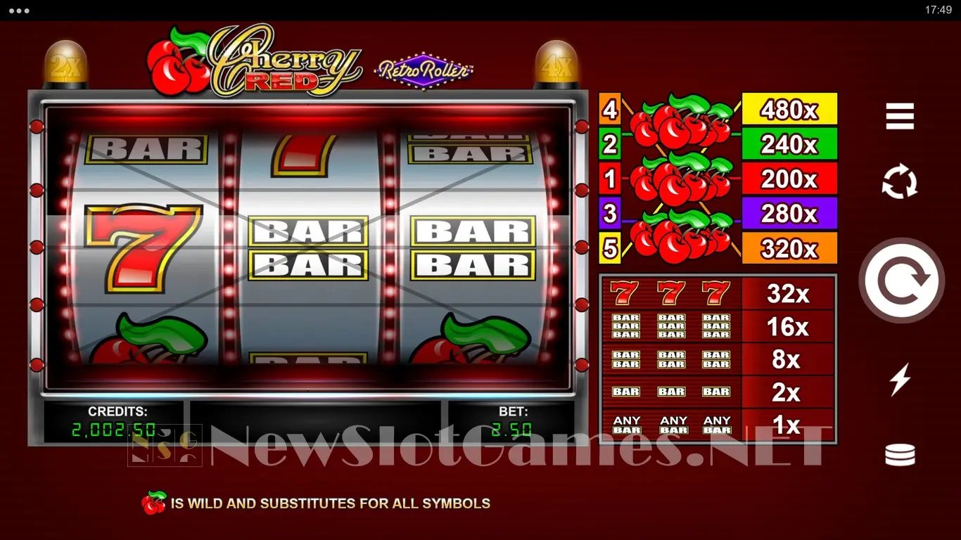 Cherry Red Retro Roller slot