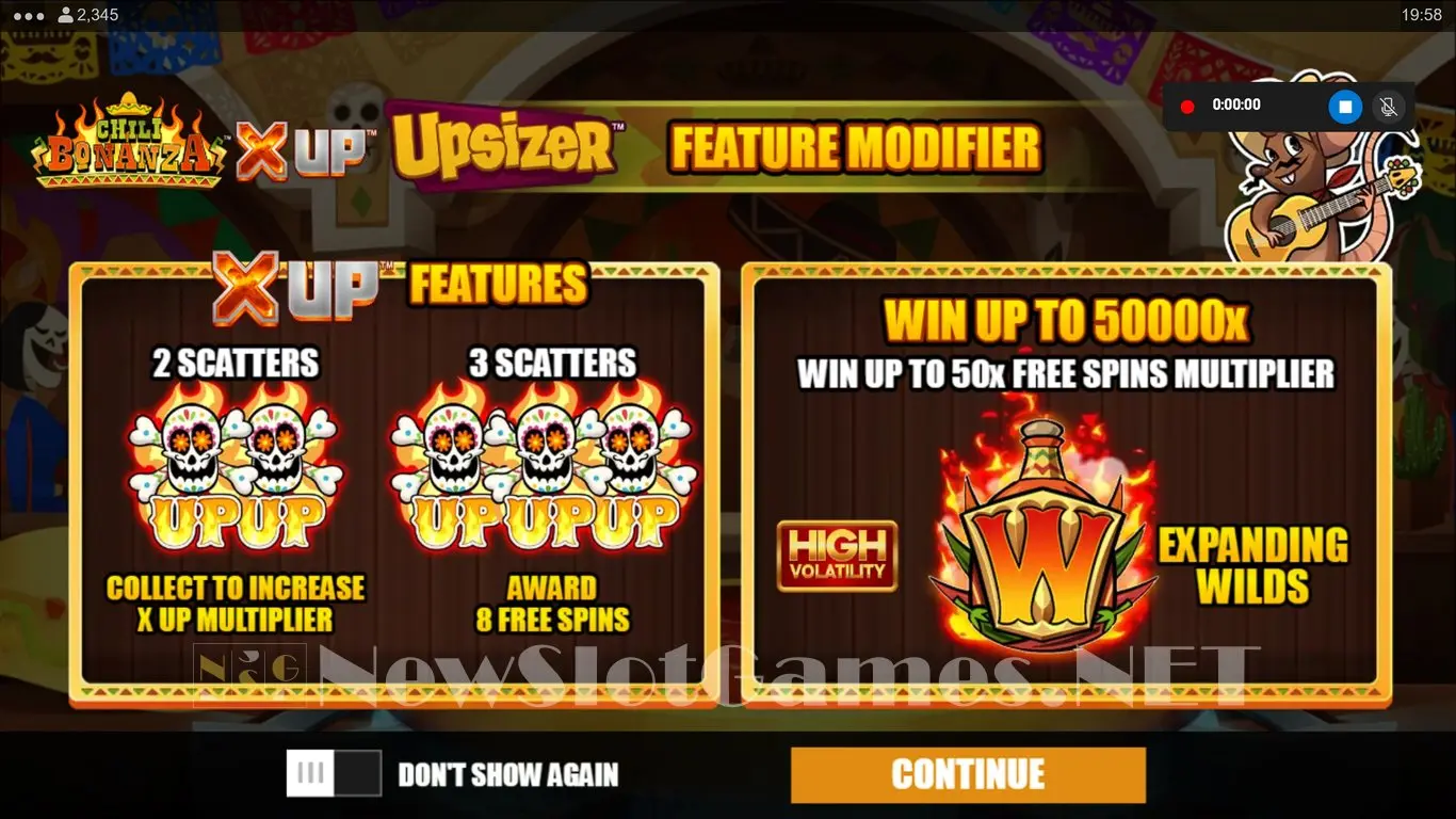 Chili Bonanza X Up slot