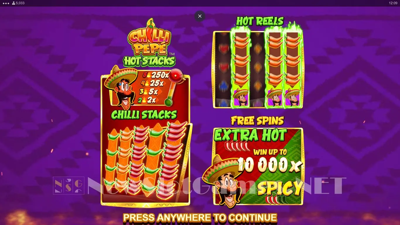 Chilli Pepe Hot Stacks slot