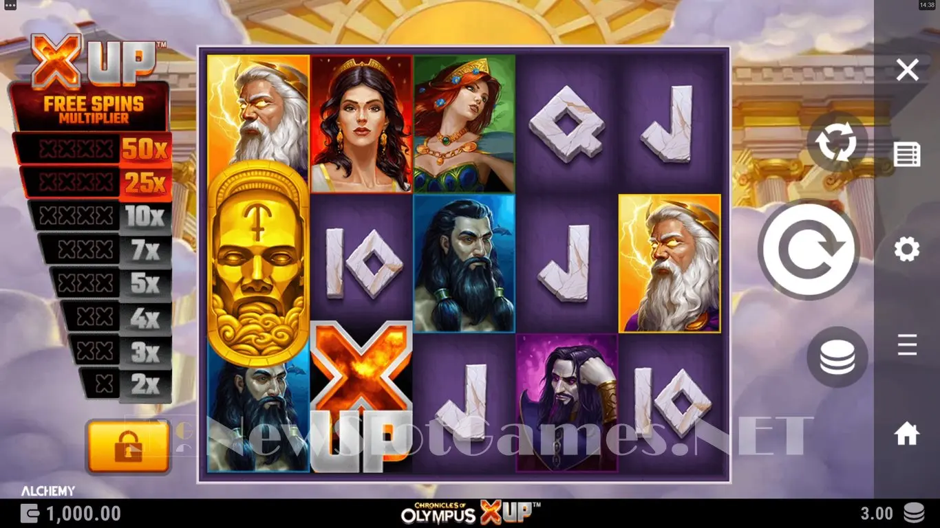 Chronicles of Olympus X UP slot