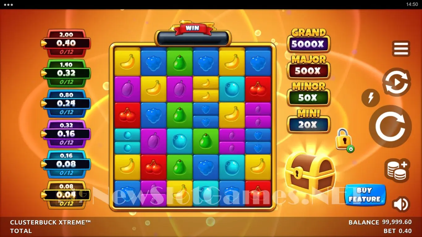 ClusterBuck Xtreme slot