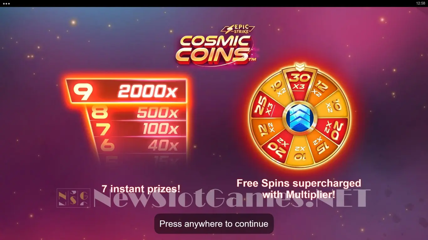 Cosmic Coins slot