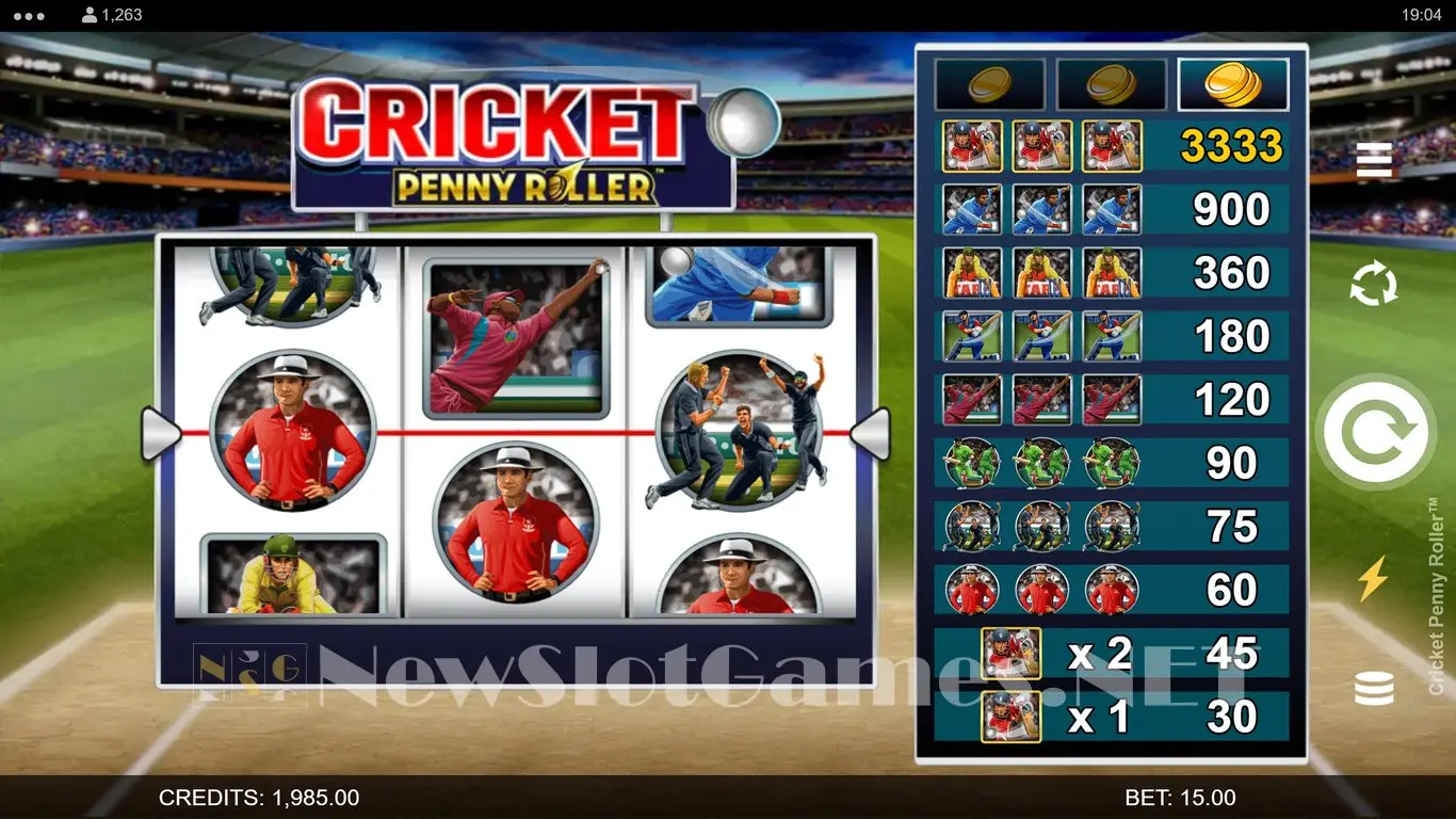 Cricket Penny Roller slot
