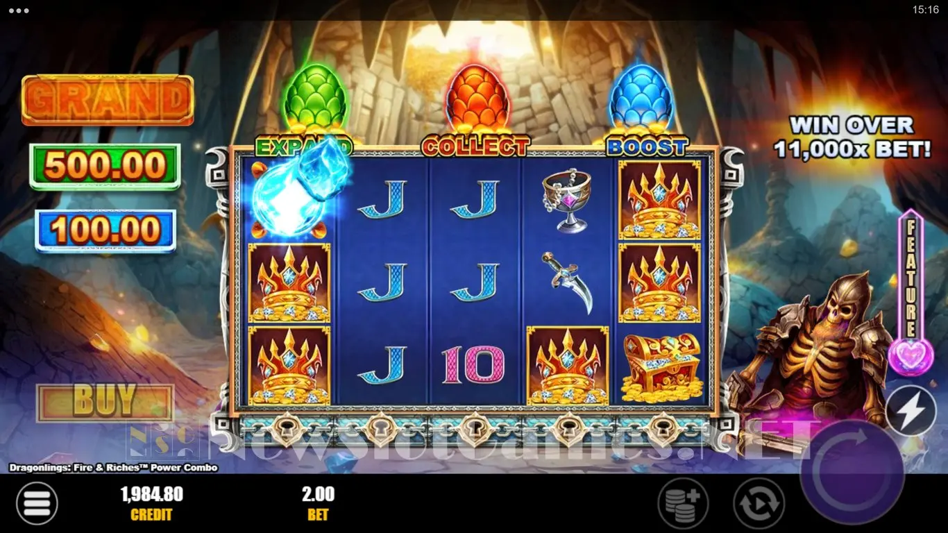 Dragonlings Fire & Riches Power Combo slot