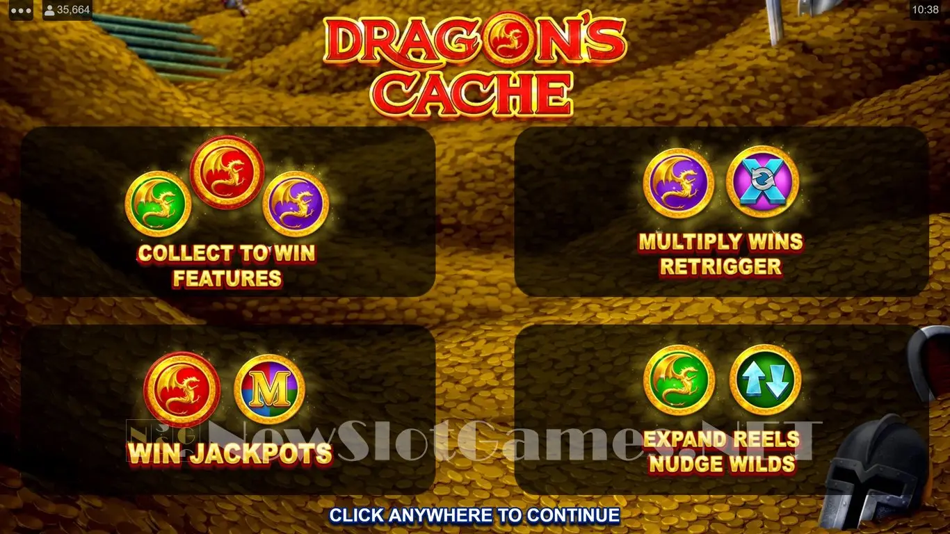 Dragons Cache slot
