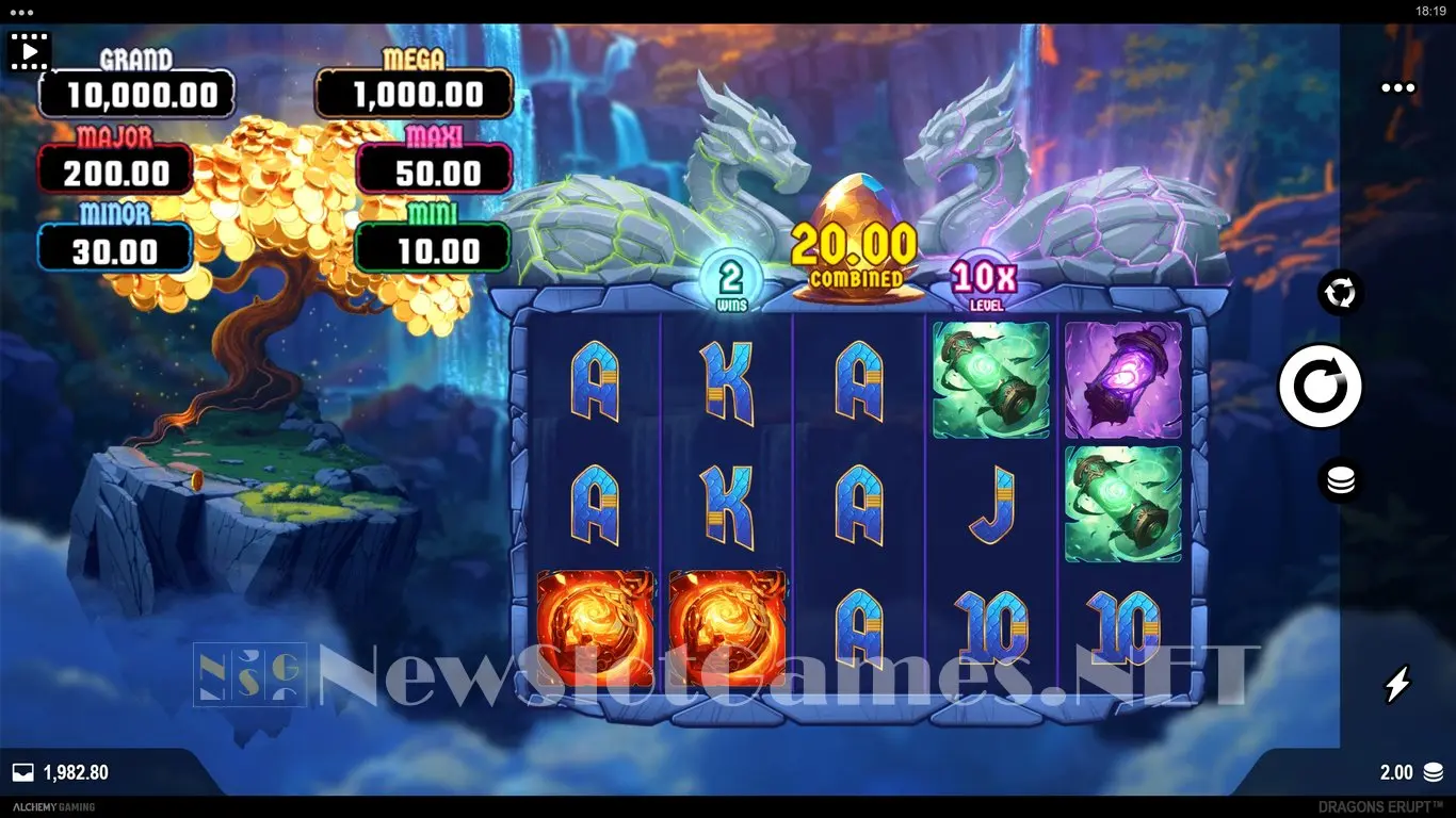 Dragons Erupt slot