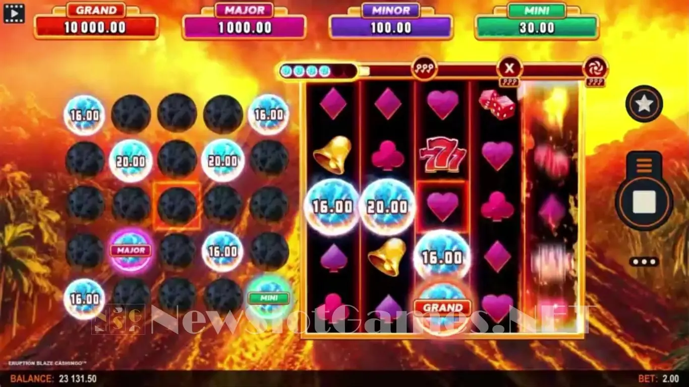 Eruption Blaze Cashingo slot