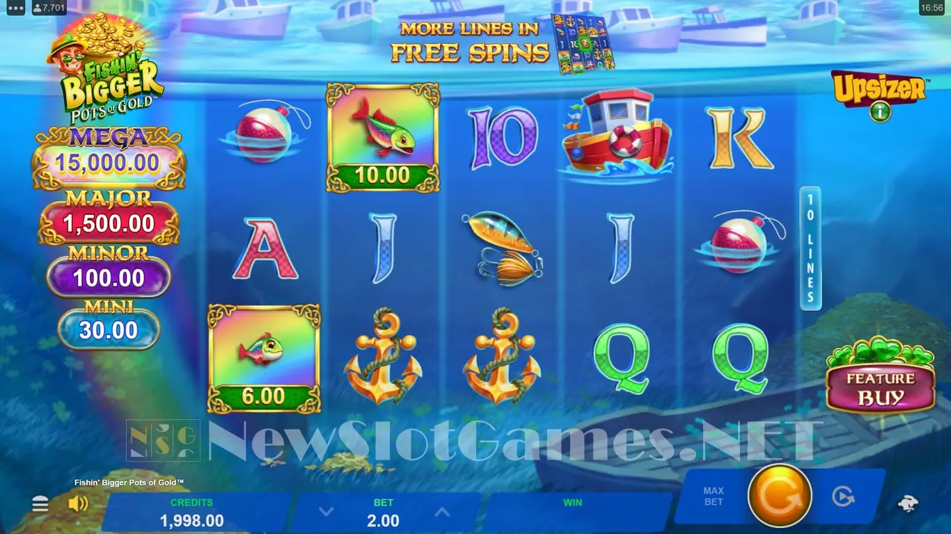 Fishin Bigger Pots of Gold slot