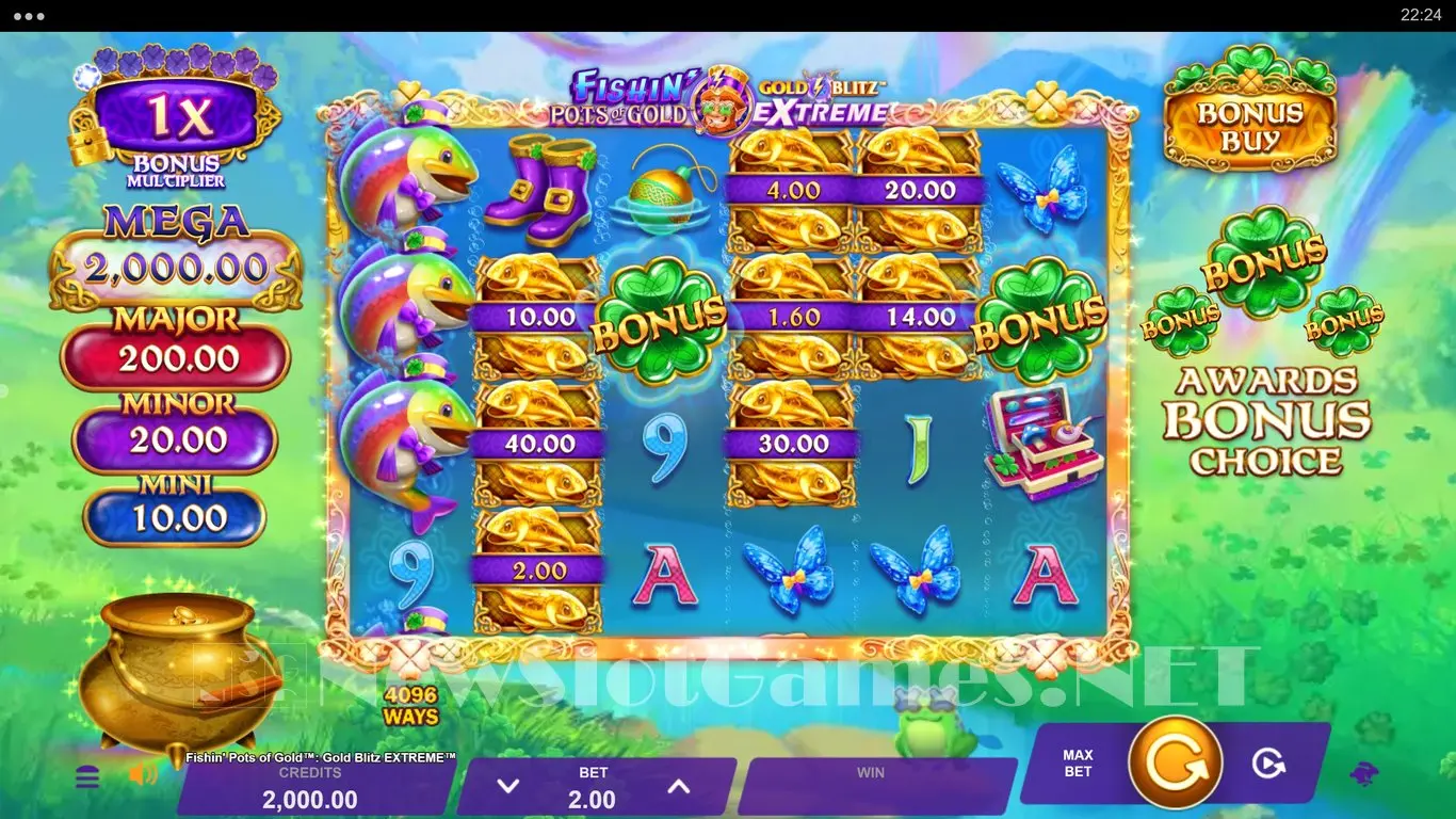 Fishin Pots of Gold Gold Blitz EXTREME slot