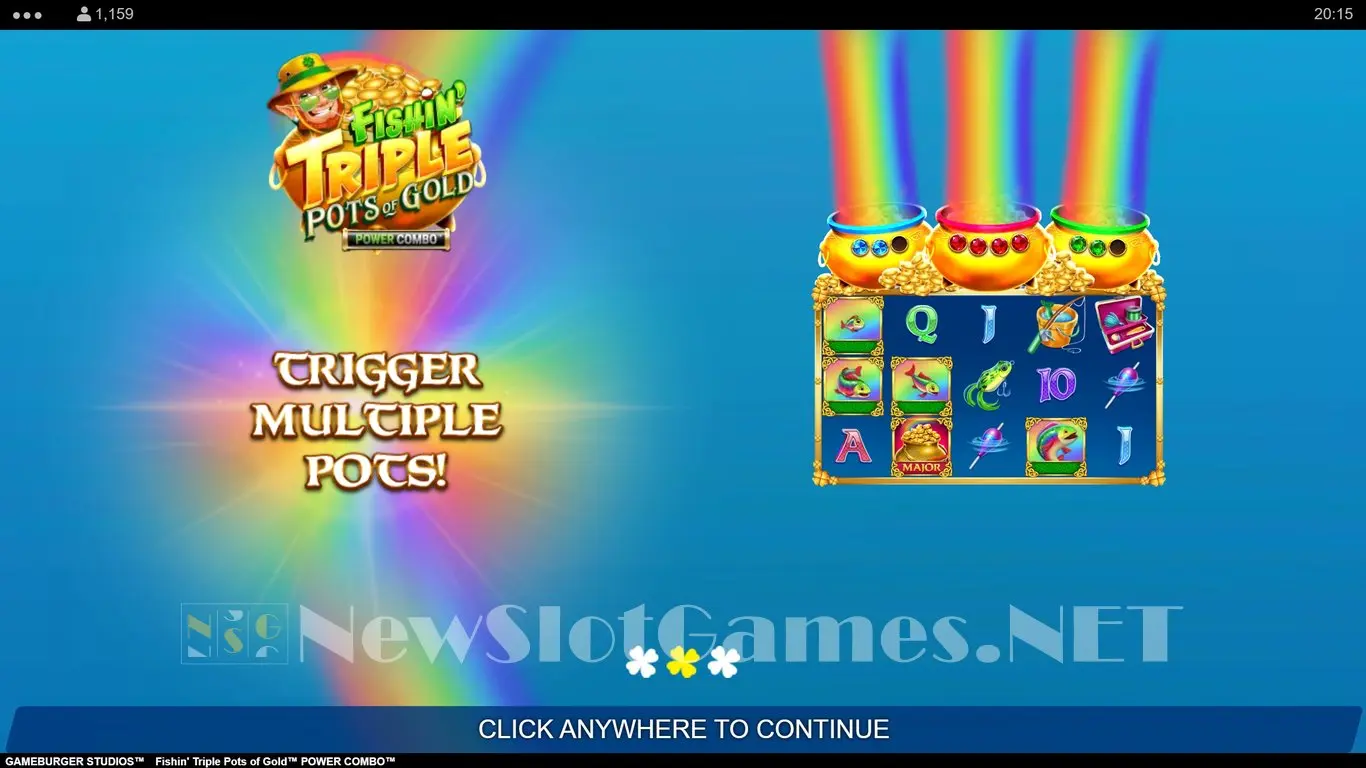 Fishin Triple Pots of Gold Power Combo slot